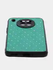 Лайм чехол силиконовый Honor 50 Lite, Huawei Nova 8i, под кожу, со стразами и блестками