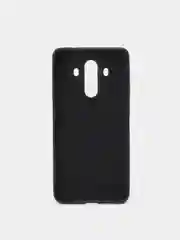 Черный чехол НАКЛАДКА ИЗ ЭКОКОЖИ ДЛЯ HUAWEI MATE 10 PRO