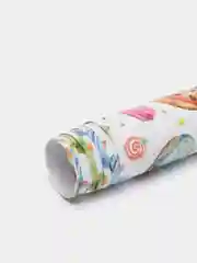 Салатовый упаковочная бумага, подарочная, новогодняя глянцевая, 50 х 70 см, 10 видов