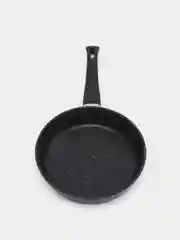 Черный сковорода Гардарика 1222-04-10 Орион с ручкой soft-touch, крышкой 22 см