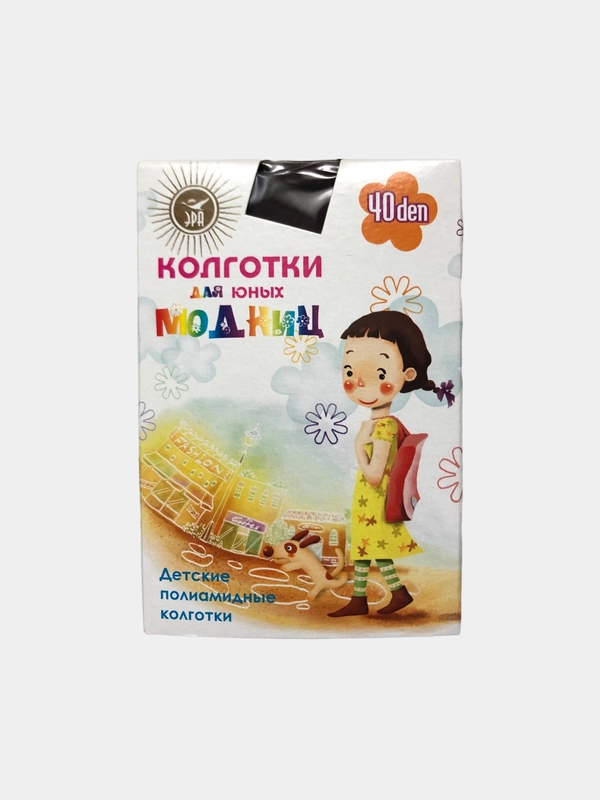 Детские капроновые колготки Эра для девочки, бордовые, 40