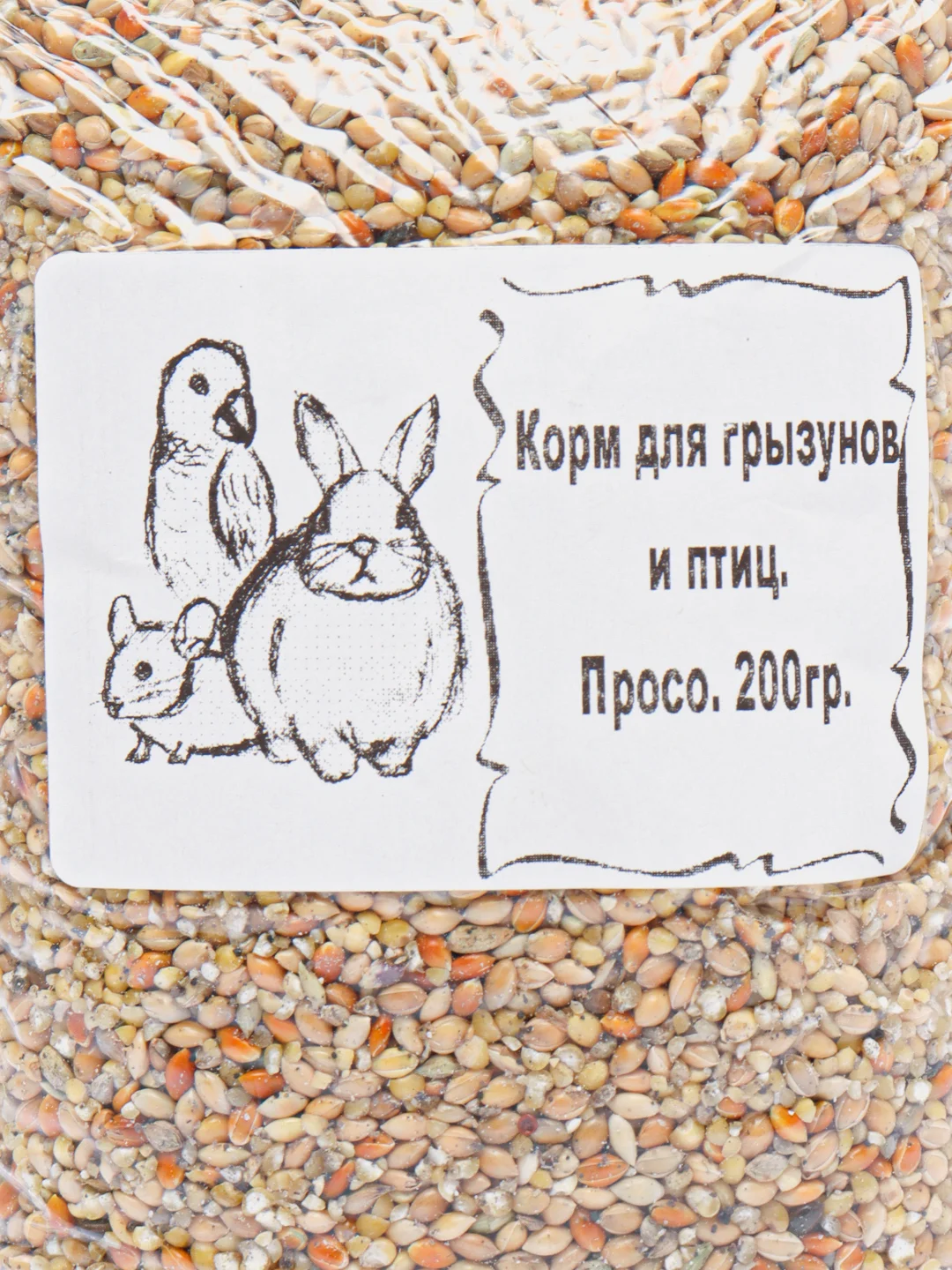 Корм для грызунов и птиц "Просо", 200 г