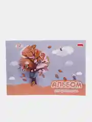 Индиго альбом для рисования, 12 листов