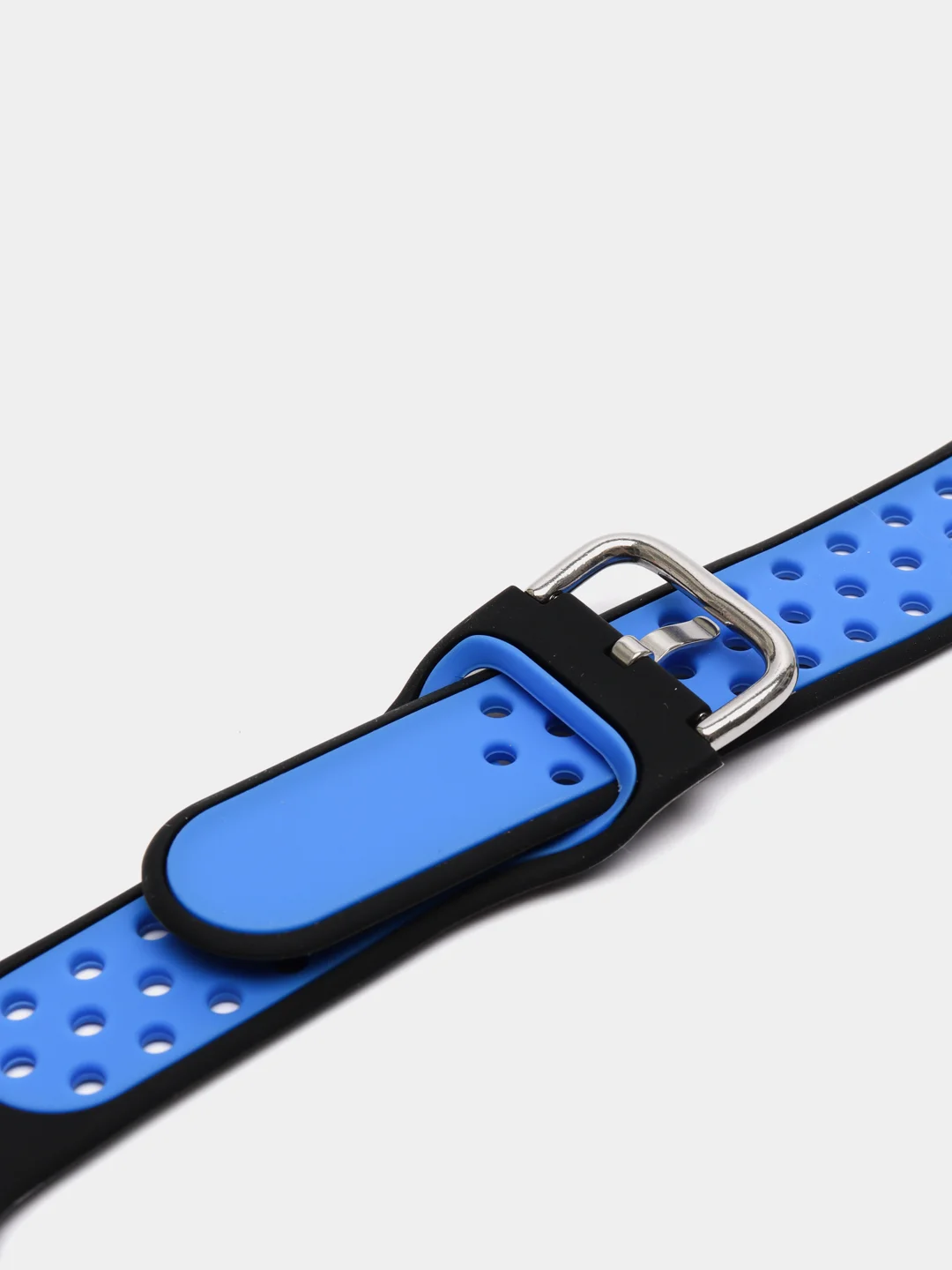 Синий спортивный силиконовый ремешок для Apple Watch SE, 7, 6, 5, 4, 3, 2, 1