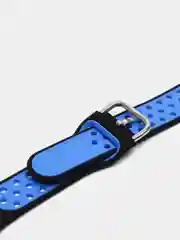 Синий спортивный силиконовый ремешок для Apple Watch SE, 7, 6, 5, 4, 3, 2, 1