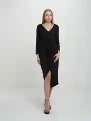Хром платье женское, с V-образным вырезом