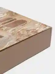 Горчичный коробка подарочная складная для наборов "Present"