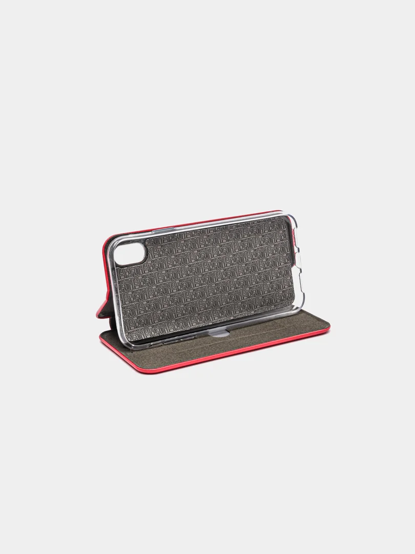 Красный чехол книжка iPhone XR