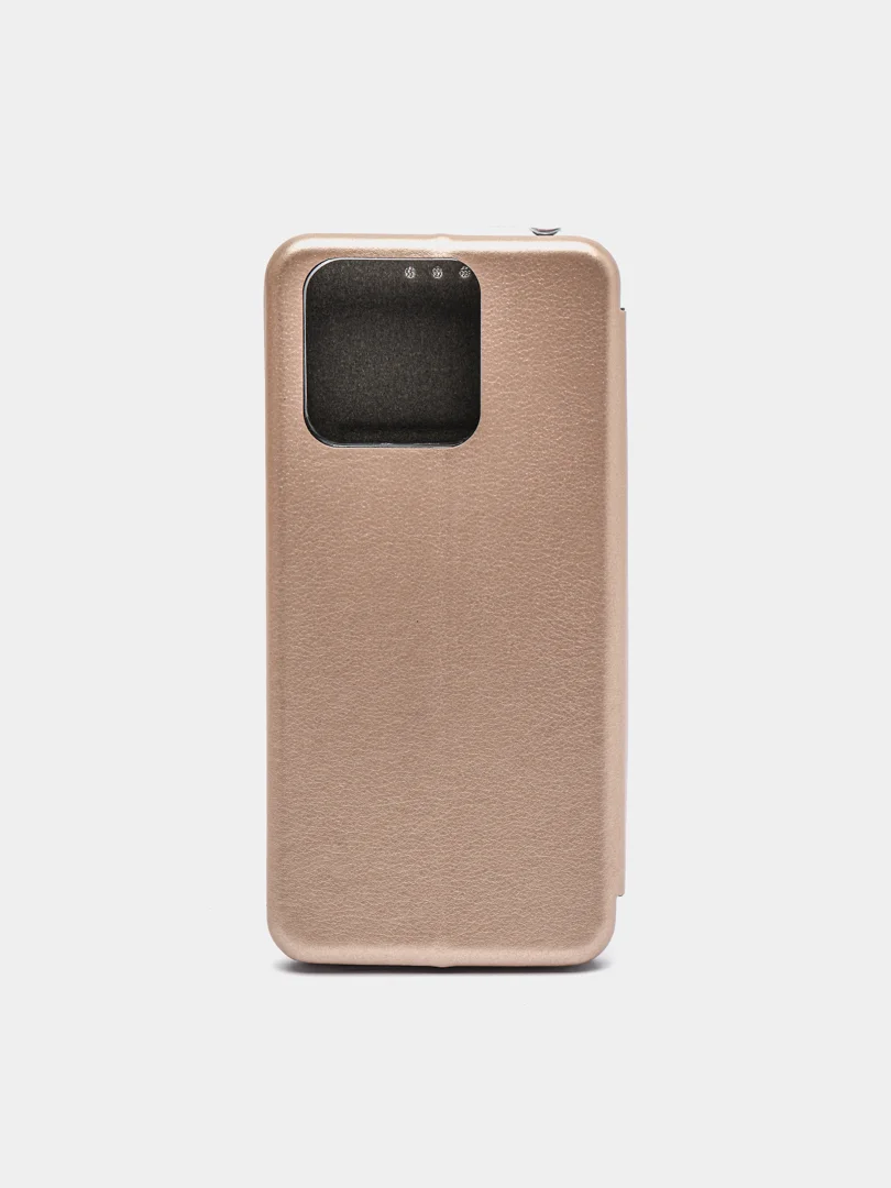 Золотой чехол-книжка Xiaomi Redmi 10C