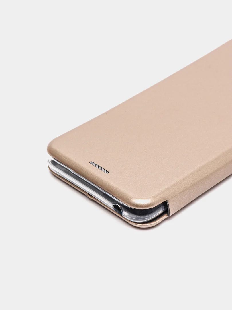Золотой чехол-книжка Xiaomi Redmi 10C