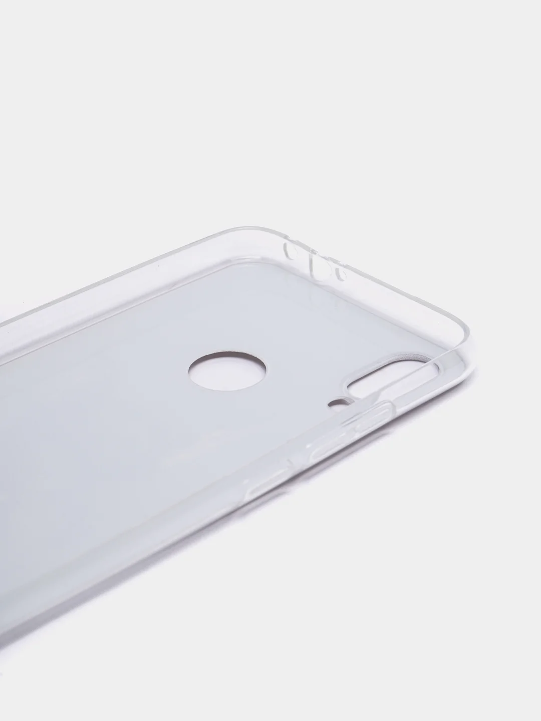 Серый силиконовый чехол на Xiaomi Redmi Note 7 / Сяоми Редми Нот 7 прозрачный, с рисунком