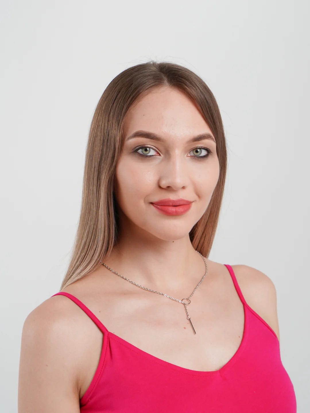 Серебряный цепочка на шею с подвеской