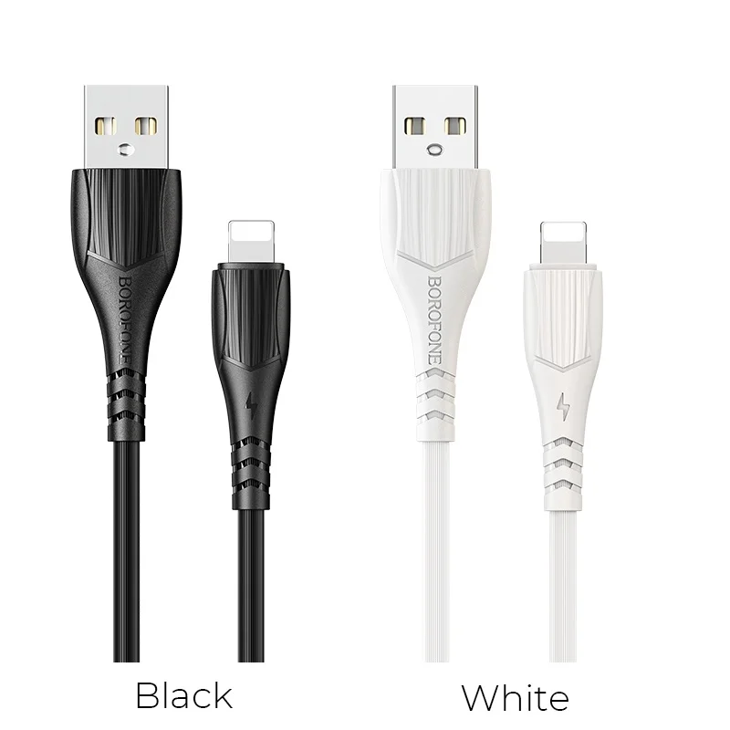 USB-кабель BOROFONE BX37 для зарядки и передачи данных, Lightning/Type-C/Micro, 1 м
