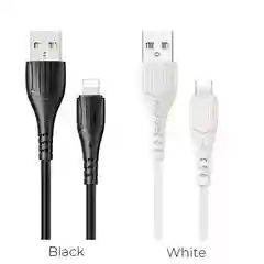 USB-кабель BOROFONE BX37 для зарядки и передачи данных, Lightning/Type-C/Micro, 1 м