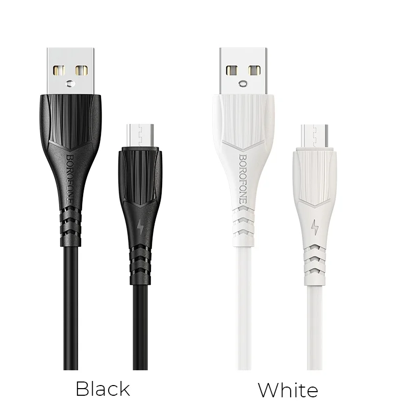 USB-кабель BOROFONE BX37 для зарядки и передачи данных, Lightning/Type-C/Micro, 1 м