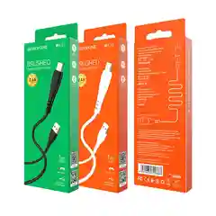USB-кабель BOROFONE BX37 для зарядки и передачи данных, Lightning/Type-C/Micro, 1 м