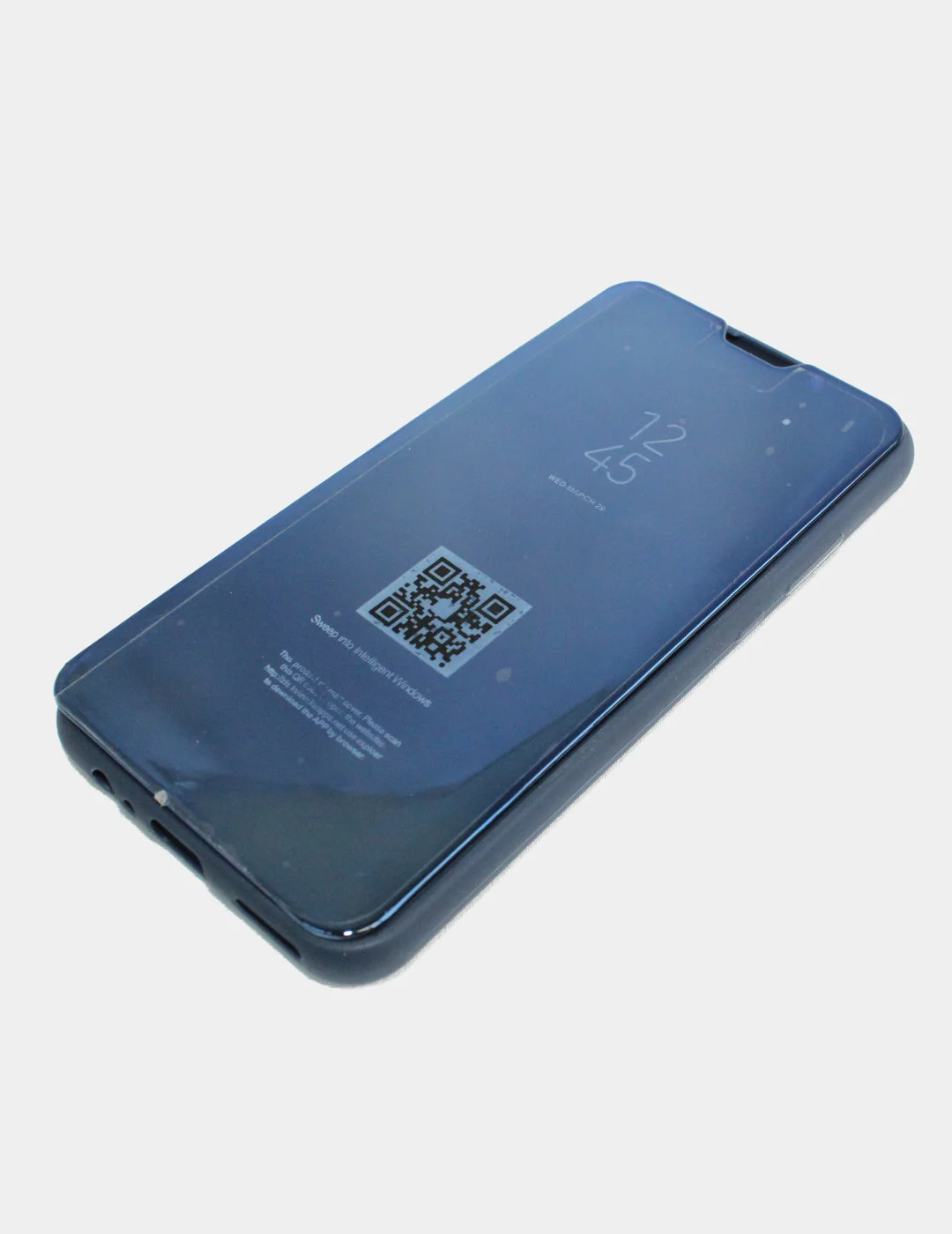 Коралловый чехол-книжка с прозрачным окном Huawei P40/P40 Lite/Y6 2019/P SMART 2021/P30Lite
