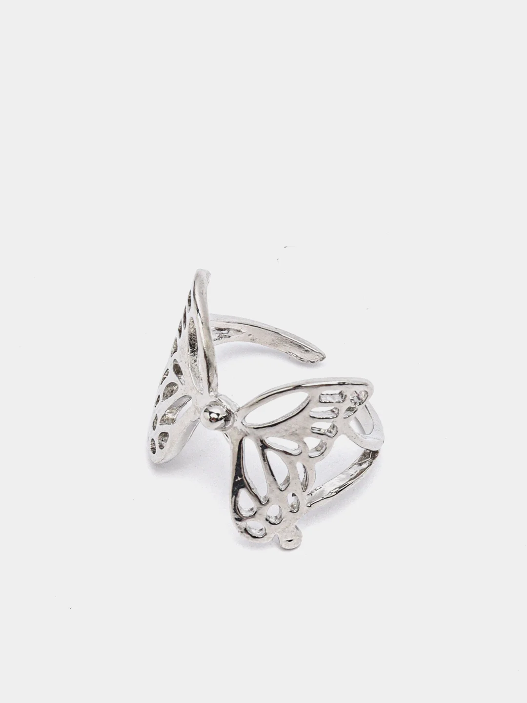 Серый металлик кольца Floret безразмерные