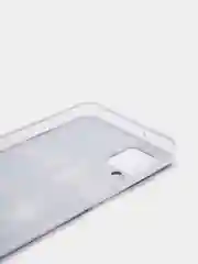 Коричневый чехол на Samsung Galaxy A12/M12 / Самсунг А12/М12 прозрачный, с рисунком, защита камеры