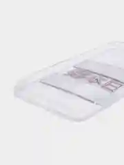 Алый силиконовый чехол на Samsung Galaxy A22s 5G / Самсунг А22s 5G прозрачный, с рисунком