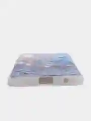 Голубой чехол на ZTE Blade A51 lite/Blade A5 (2020) / ЗТЕ Блэйд А51 Лайт прозрачный, с рисунком