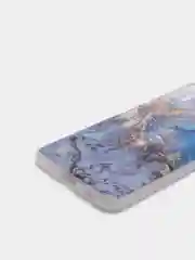 Голубой чехол на ZTE Blade A51 lite/Blade A5 (2020) / ЗТЕ Блэйд А51 Лайт прозрачный, с рисунком