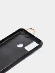 Зеленый силиконовый чехол Honor 9A, с кольцом и ремешком