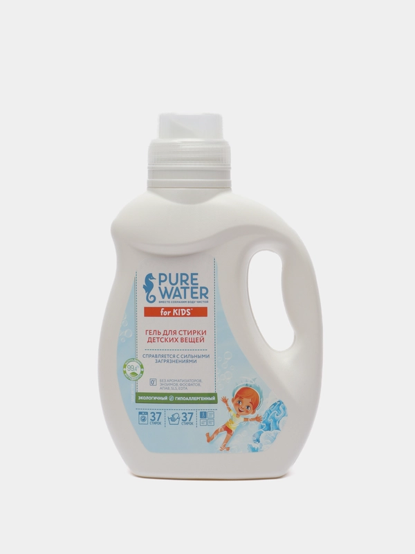 Гель для стирки детских вещей PURE Water, 1000 мл