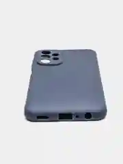Темно-синий силиконовый чехол для Samsung Galaxy A23, однотонный, с защитой камеры