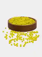 Салатовый бисер стеклянный 10/0, 2.3 мм, разноразмерный, мелкий