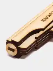 Белый пистолет деревянный, 2 вида