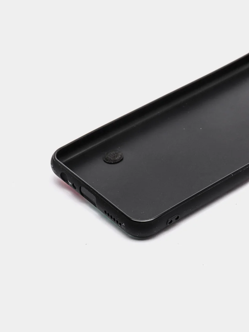 Розовый силиконовый чехол Honor 9A, с кольцом и ремешком