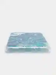 Тёмно-бирюзовый чехол на Samsung Galaxy A12/M12 / Самсунг А12/М12 прозрачный, с рисунком, защита камеры