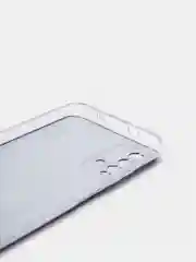 Серый меланж силиконовый чехол на Xiaomi Redmi 9T / Редми 9Т прозрачный, с рисунком, защита камеры