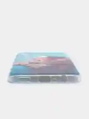 Светло-коричневый чехол на Honor 10 Lite/Huawei P Smart 2019 / Хонор 10 Лайт прозрачный, с рисунком