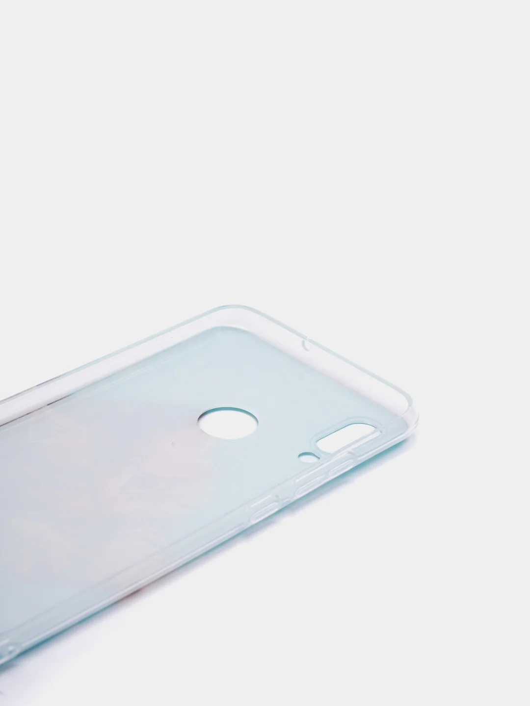 Светло-коричневый чехол на Honor 10 Lite/Huawei P Smart 2019 / Хонор 10 Лайт прозрачный, с рисунком