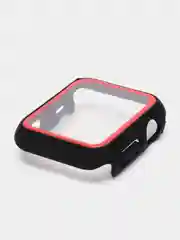 Красный ремешок, бампер и стекло Apple Watch Classic 38 40 42 44 mm Series 1, 2, 3, 4, 5, 6, SE