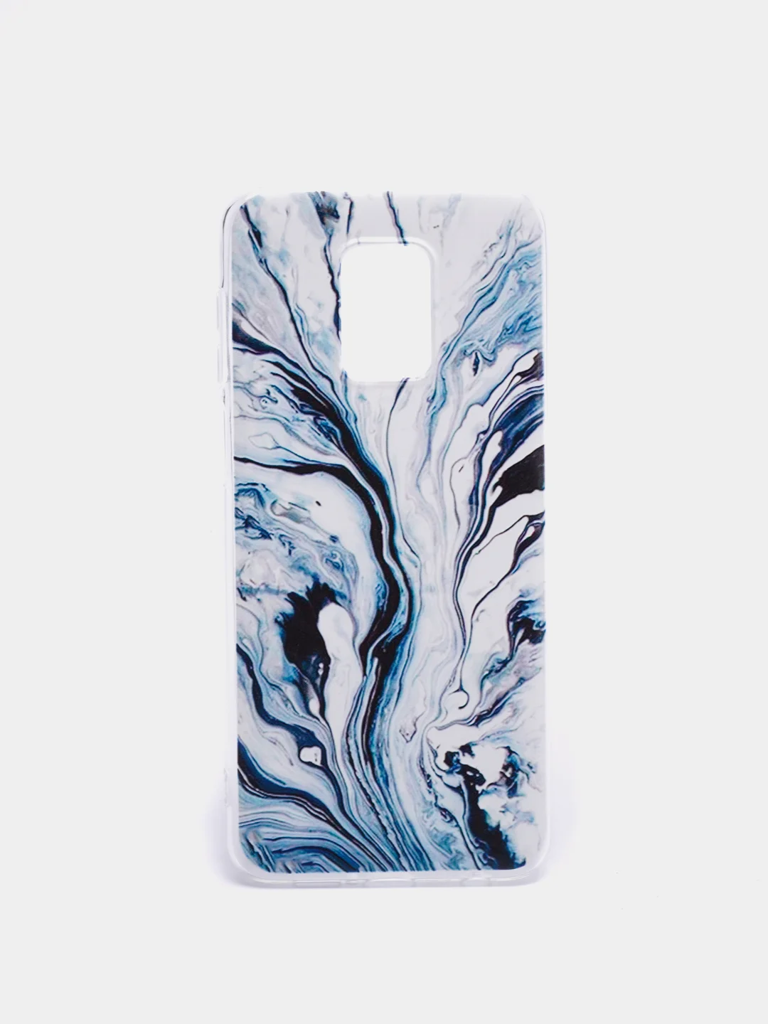 Сиреневый чехол на Xiaomi Redmi Note 9S/9 Pro / Сяоми Редми Нот 9S/9 Про прозрачный, с рисунком