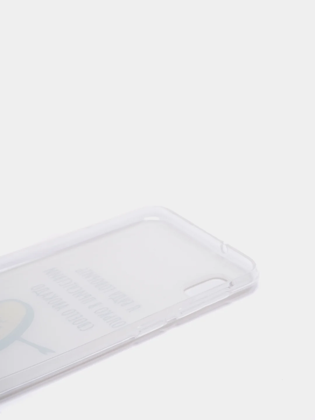 Белый силиконовый чехол на Samsung Galaxy A10 / Самсунг А10 прозрачный с рисунком, защита камеры
