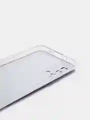 Серебряный силиконовый чехол на Xiaomi Redmi 9T / Редми 9Т прозрачный, с рисунком, защита камеры