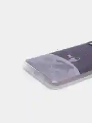 Серебряный силиконовый чехол на Xiaomi Redmi 9T / Редми 9Т прозрачный, с рисунком, защита камеры