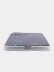 Бирюзовый силиконовый чехол на Xiaomi Mi 11 Lite/5G NE / Сяоми Ми 11 Лайт прозрачный, с рисунком