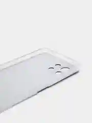 Серебряный силиконовый чехол на Xiaomi Mi 11 Lite/5G NE / Сяоми Ми 11 Лайт прозрачный, с рисунком