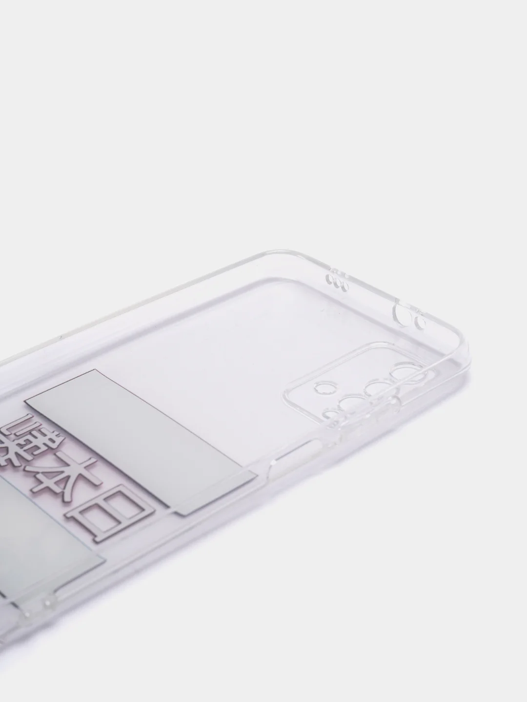 Алый силиконовый чехол на Xiaomi Redmi 9T / Редми 9Т прозрачный, с рисунком, защита камеры