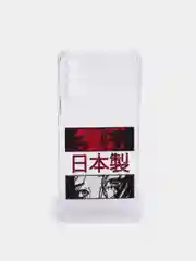 Алый силиконовый чехол на Xiaomi Redmi 9T / Редми 9Т прозрачный, с рисунком, защита камеры