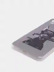 Серый силиконовый чехол на Xiaomi Mi 11 Lite/5G NE / Сяоми Ми 11 Лайт прозрачный, с рисунком