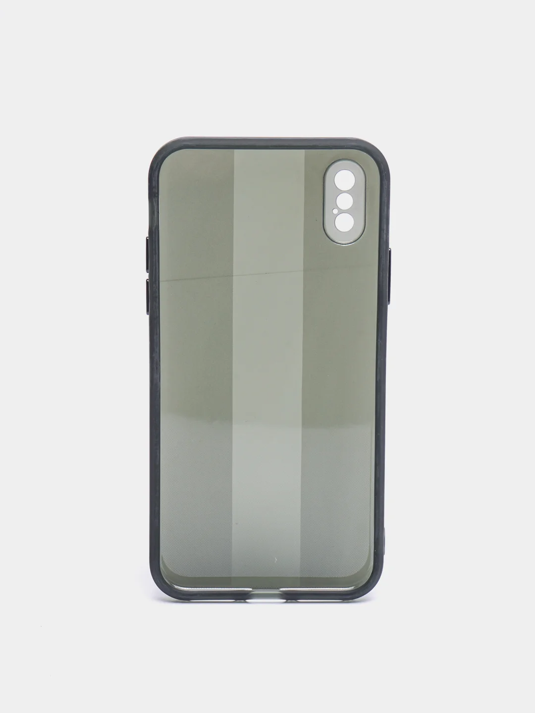 Черный чехол на iPhone X, XS, 1,5 мм Плотный цветной