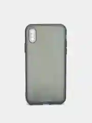 Черный чехол на iPhone X, XS, 1,5 мм Плотный цветной