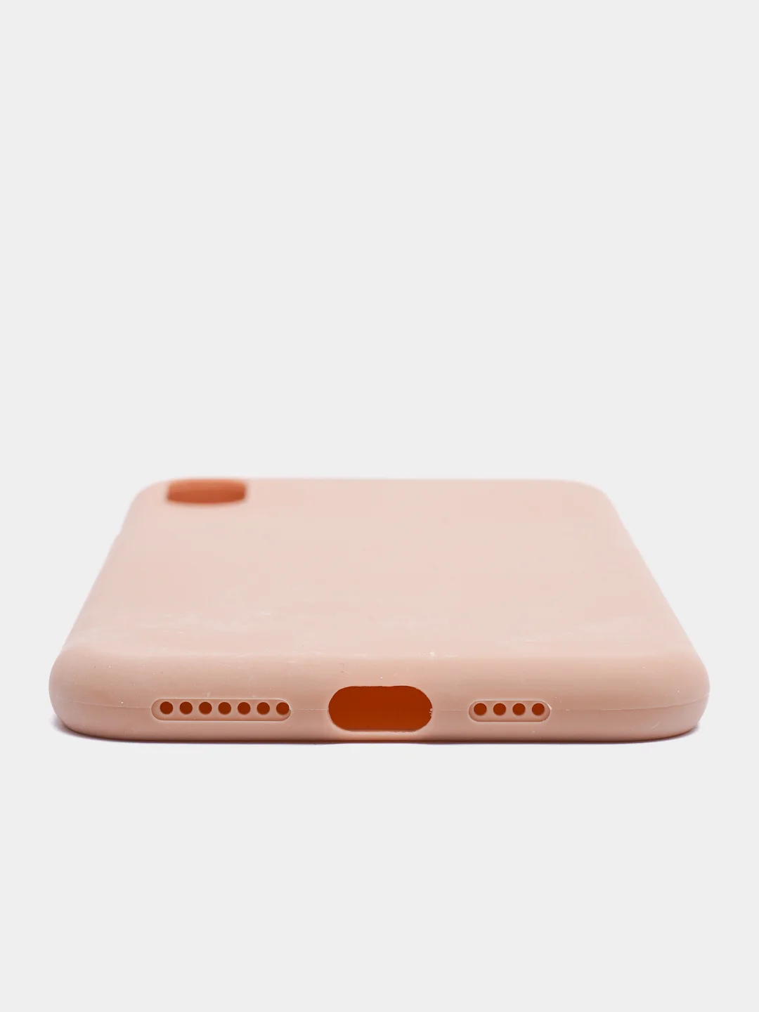 Бежевый чехол для Apple iPhone XS Max силиконовый, 14 цветов