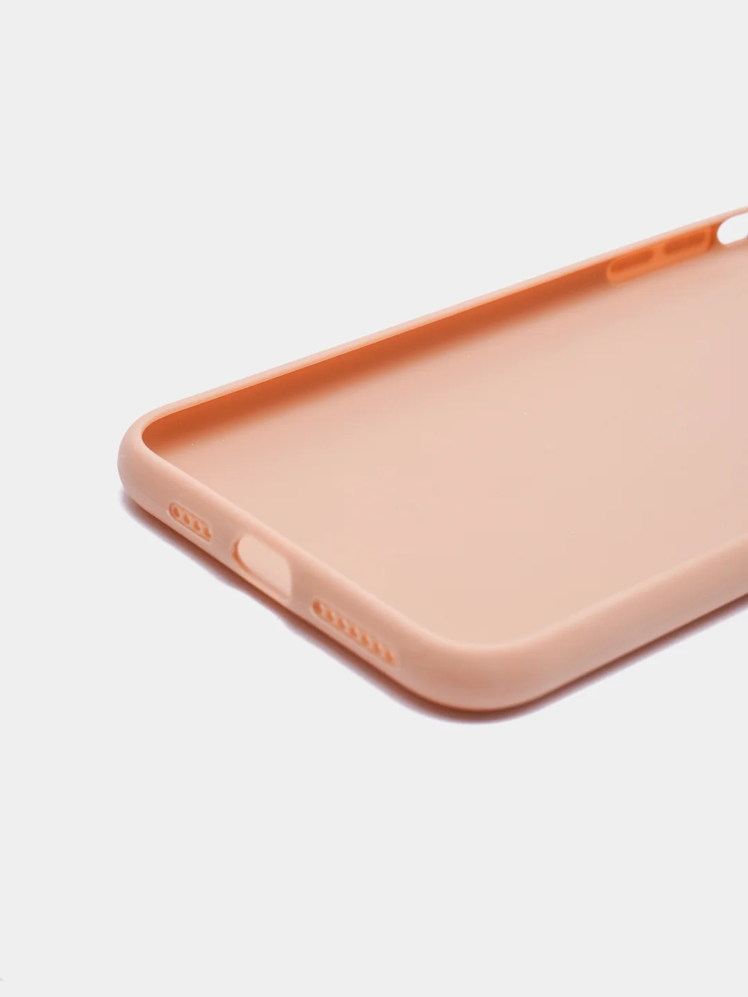 Бежевый чехол для Apple iPhone XS Max силиконовый, 14 цветов